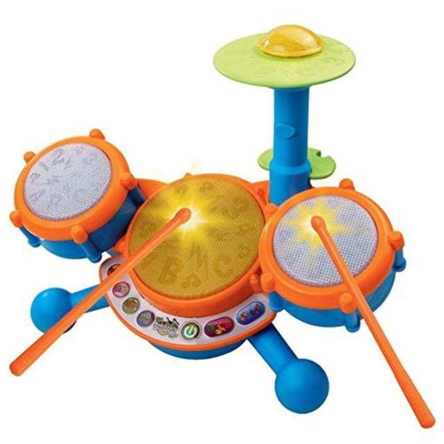 Batería VTech KidiBeats Kids Orange con 9 melodías y luz