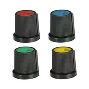 40 pcs 6mm Shaft Hole Knob for Speaker Effect Pedal Amplifier Potentiometer Knob 4 Colors x 10Pcs