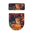 thumbnail image 2 of HELLHERO Owl Maple Leaf Toilet Seat Covers Set & 2 Pcs Set Toilet Lid Cover and Toilet Tank Lid Cover & Elastic Edge for Bathroom Home, 2 of 8