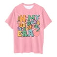 thumbnail image 4 of shqvo 100 Days Of School Shirt 100th Day Of School Graphic Short Sleeve T-Shirts 100 Days Of School Cute Summer Tops T-Shirts Toddler To Big Kid Sizes, 4 of 4