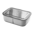thumbnail image 3 of LCXmlly Freshness Sealed Box Stackable Drainer Seal Box with Drainage Hole Divided 2/3 Gird Food Crisper, 3 of 8
