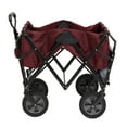 thumbnail image 3 of Mac Sports - Folding Wagon With Table, Maroon, 3 of 4