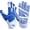 White-Blue, variant on Scale Wear Design White Stealth Football Lineman Gloves with Tach Grip Silicone Palms. Adult Men's Youth Boys Sticky Lineman Wide Receiver Flag Football Boost Your Game! (Youth-Medium, White-Red)
