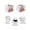 White, variant on Valentine's Day Small Toaster Cover 2 Slice, Kitchen Appliance Covers, Eucalyptus Leaves Coffee Gifts Romantic Toaster Oven Cover with Loop, Bread Machine Cover Polyester Dust Cover Protection