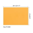 thumbnail image 2 of Uxcell Colored Copy Paper 8.3 x 11.7 inch 75gsm Fluorescent Orange 25 Sheets, 2 of 6