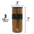 thumbnail image 3 of 16oz ARTISAN TUMBLER Teakwood, 3 of 9