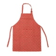 thumbnail image 1 of TOPTIE Kids Aprons with Pocket & Adjustable Strap, Child Chef Bib Apron for Kitchen Cooking Baking Painting-Red Dot-XXL, 1 of 5