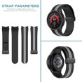 thumbnail image 3 of Bsvklp Correa Reloj Silicona para Galaxy Watch5/5 Pro/4/4 Classic (negro Gris), 3 of 9