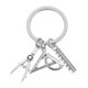 thumbnail image 1 of Mechanical Engineer Key Ring Keychain for Graduation Architecture Students Lightweight Backpack Ornament Pendant, 1 of 5