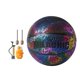 thumbnail image 1 of Sonducket Baloncesto holográfico que brilla intensamente, baloncesto reflectante, juego nocturno, baloncesto con bomba de inflado para cancha de Deportes y aire libre Sonducket OD005013-00, 1 of 6