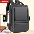 thumbnail image 3 of 17.3 Inch Computer Laptop Carry Bag Office Designer Waterproof Business Laptop Briefcase Bag Backpacks For Men Women, Water Resistant College School Airline Approved Work Bag With USB Charging, 3 of 5