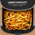 thumbnail image 3 of Air Fryer, 6QT Square Airfryer with Visual Window, 400℉ Fast Heating Air Fryers Oven with Timer, Auto-Off, Non Toxic & Non Stick, Multiple 12 Modes for Roast, Bake, Dehydrate, Fry, Reheat, 3 of 5