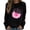 Black 2, variant on Pisexur Breast Cancer Awareness Sweatshirt Pink Ribbon Flag Breast Cancer Awareness Long Sleeve T-Shirt