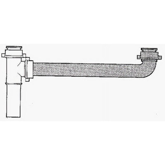 Plumbeeze End Outlet Tee Pipe Fitting - 1-1/2 In. End Out Tee - Multicolor