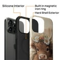 thumbnail image 3 of FKBRCL4U for iPhone 14 Pro Max Compatible with Magsafe Case Cute Brown Highland Cow Sleeping Pattern for Girl Boy Full Body Magnetic Design Soft Silicone Protection, 3 of 7