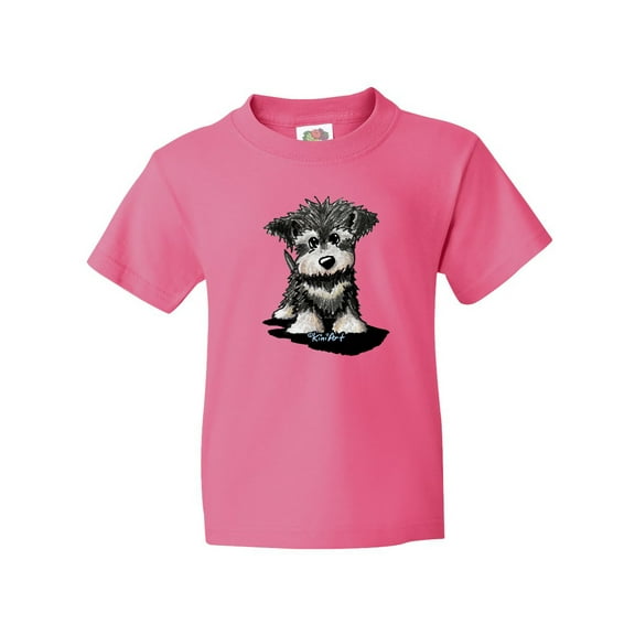 Inktastic Schnauzer Pup Youth T-Shirt