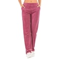 thumbnail image 3 of 2 Pack Women's Sweatpants Sweatsuit Womens Jogger Sweatpants Velvet High Waist Loose Fit Long Yoga Trousers Pants(Only Pant), 3 of 5