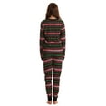 thumbnail image 3 of #FollowMe Women's Printed Henley Thermal Underwear Set with Jogger Pant (Black - Christmas Fairisle, XX-Large), 3 of 3