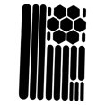 thumbnail image 2 of Colaxi Reflective Stickers Decals Easy Installation PVC Warning Sticker Reflective Tape for Cycling Automotive Outdoor Gear SUV Bike With Diamond Shape, 2 of 8