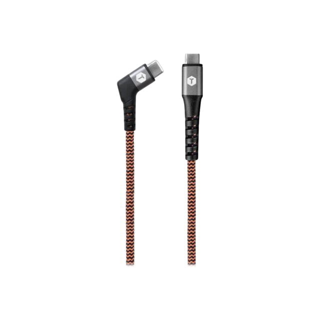 Tough Tested - USB cable - USB (M) to Micro-USB Type B (M) angled - 2.4 A - 6 ft