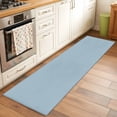 thumbnail image 3 of Sky Blue Large Area Rugs for Bedroom Living Room, Soft Non Slip Carpet Bedside Rug, Modern Pure Winter Sky Blue Rectangular Floor Cover Kitchen Accent Rug 2'x6' for Dining Room/Office, 3 of 9
