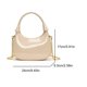 thumbnail image 2 of Bolso hombro Mujeres All-Match Patent Bolet Bag Crescent Color sólido Crossbody Bolse Femenino, 2 of 9