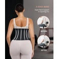 thumbnail image 4 of Cinturón de entrenamiento de cintura FeelinGirl Resilience Perspire Black 3XL, 4 of 6