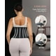 thumbnail image 4 of Cinturilla de entrenamiento para el abdomen, corsés debajo del busto, cinturilla de neopreno moldeadora de cuerpo en forma de reloj de arena para mujeres, negra, talla L., 4 of 5