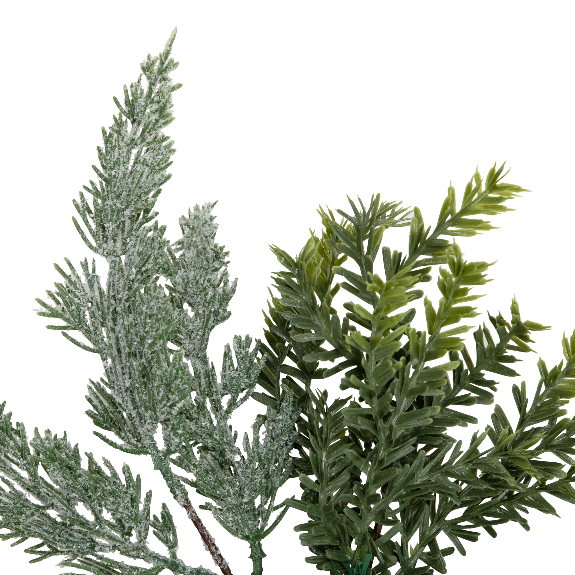 Pre-Decorated Peppermint Ornaments Artificial Pine Christmas Garland - Unlit - 6'