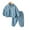 Sky Blue, variant on LYMAYTER Kids Infant Sweatshirt Outfit Boys Girls Fleece Sweatsuit + Pants 1 Set for 6 Months-24 Months