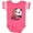 Football Pink and White, variant on Inktastic My Daddy Loves Me Cute Panda Boys or Girls Baby Bodysuit