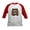 Red/White, variant on CafePress - Sunflower Tiger Baseball Jersey - Kids Cotton Baseball Jersey, 3/4 Sleeve Shirt