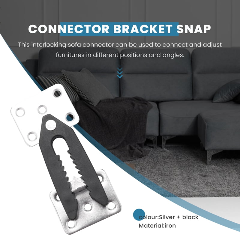 Sofa Couch Sectional Furniture Connector Joint Snap Alligator Style