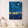 thumbnail image 2 of Nagoyas Travel Starry Night Canvas Print, Japan Canvas Wall art, Nagoyas Map Canvas, Japan Travel Art Picture Print -96AZ923, 2 of 2