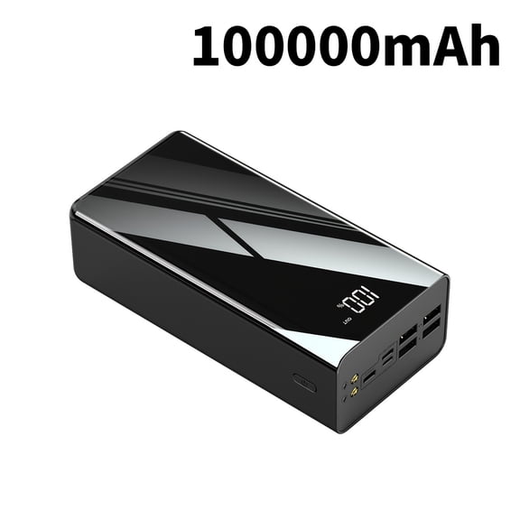 Large Capacity Power Bank 30000mAh/50000mAh/100000mAh with 22.5W Fast Charging, LED Display, Flashlight for iPhone Android Devices, Outdoor Camping Emergency Holiday Gift