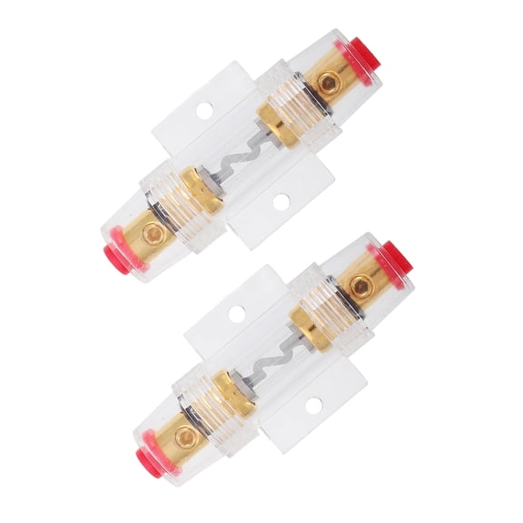 COSMOBETTY 2Pcs Automotive Inline Fuse Holder for Car Audio System Reliable Circuit Safety