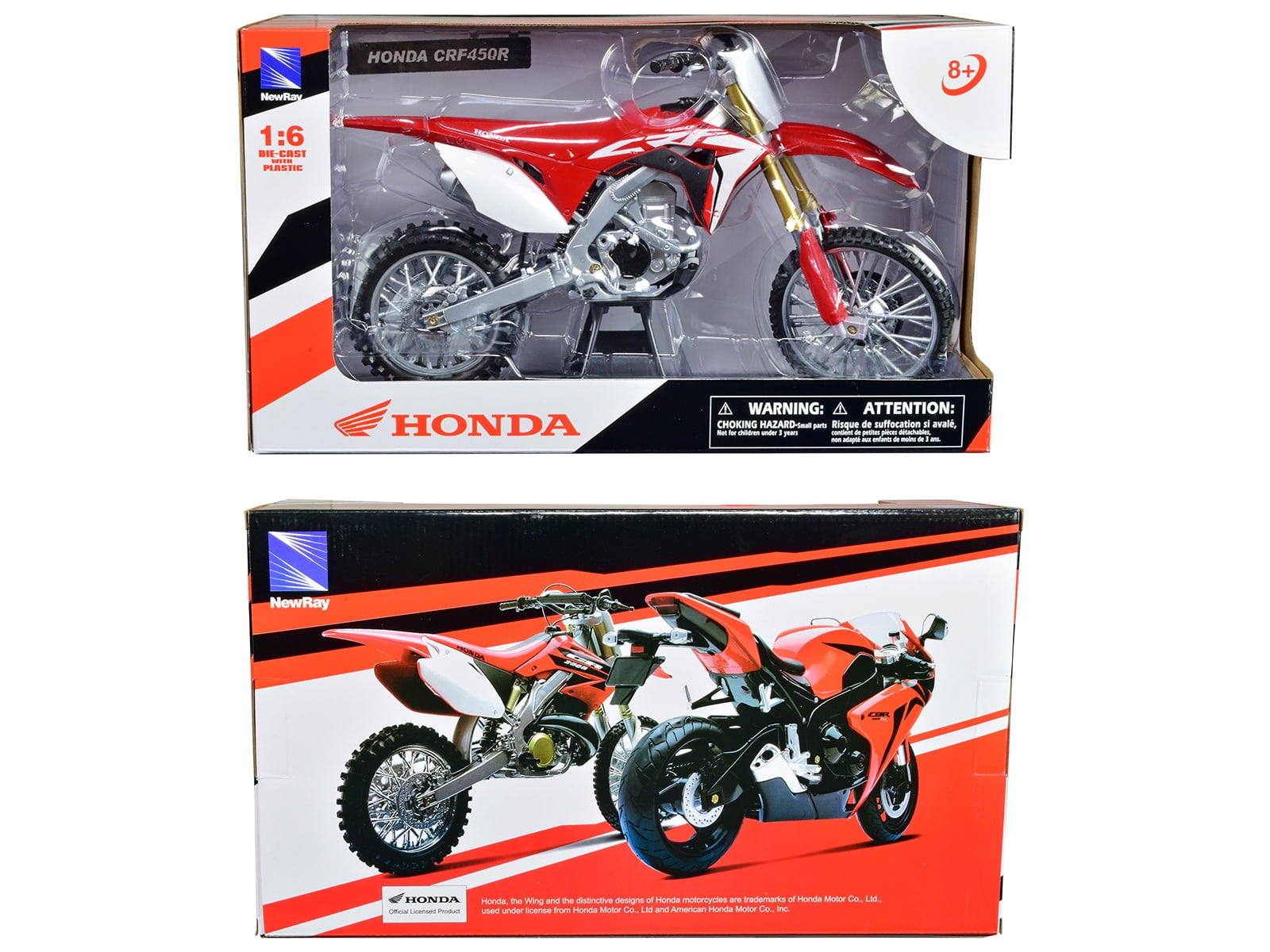 NewRay 1:6 Scale Dirtbike CRF450R 2017