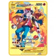 thumbnail image 1 of Cartas de Pokémon 10000, Arceus, Pikachu, Charizard, Vmax, Gx, monstruo de bolsillo dorado, letras de Metal de hierro en inglés, colección de tarjetas de regalo para niños, 1 of 4