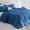 Blue, variant on Sleep Zone Kids Bedding Comforter Set Twin/Twin Xl Size - Super Soft & Cute Printed 2-Piece Comforter Set All Seasons for Boys, Girls, Fade Resistant, Machine Washable, Unicorn Castle