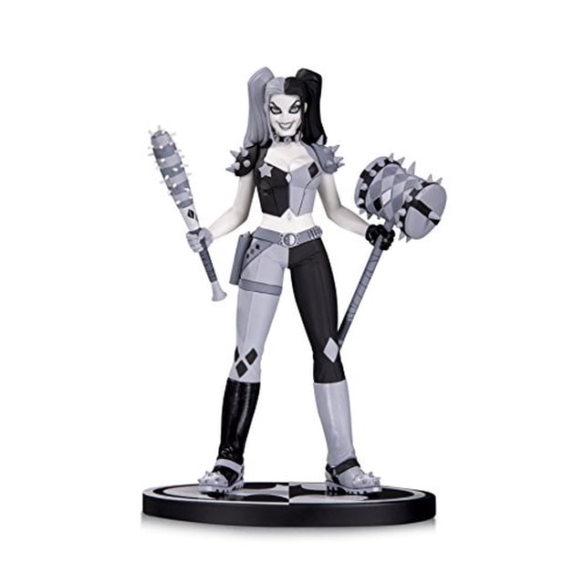 DC Collectibles Batman Harley Quinn by Amanda Conner Statue, Black/White