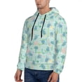 thumbnail image 3 of Wukai Sea Turtle Print Men Hoodies Fleece Sweatshirts Long Sleeve Sweaters Pullover Fall Outfits Winter Clothes-XX-Large, 3 of 7