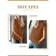 thumbnail image 3 of HOTAPEI Tank Tops for Women V Neck Summer Sleeveless Shirts Lace Trim Casual Tops Basic Tank Top Blouse, 3 of 5