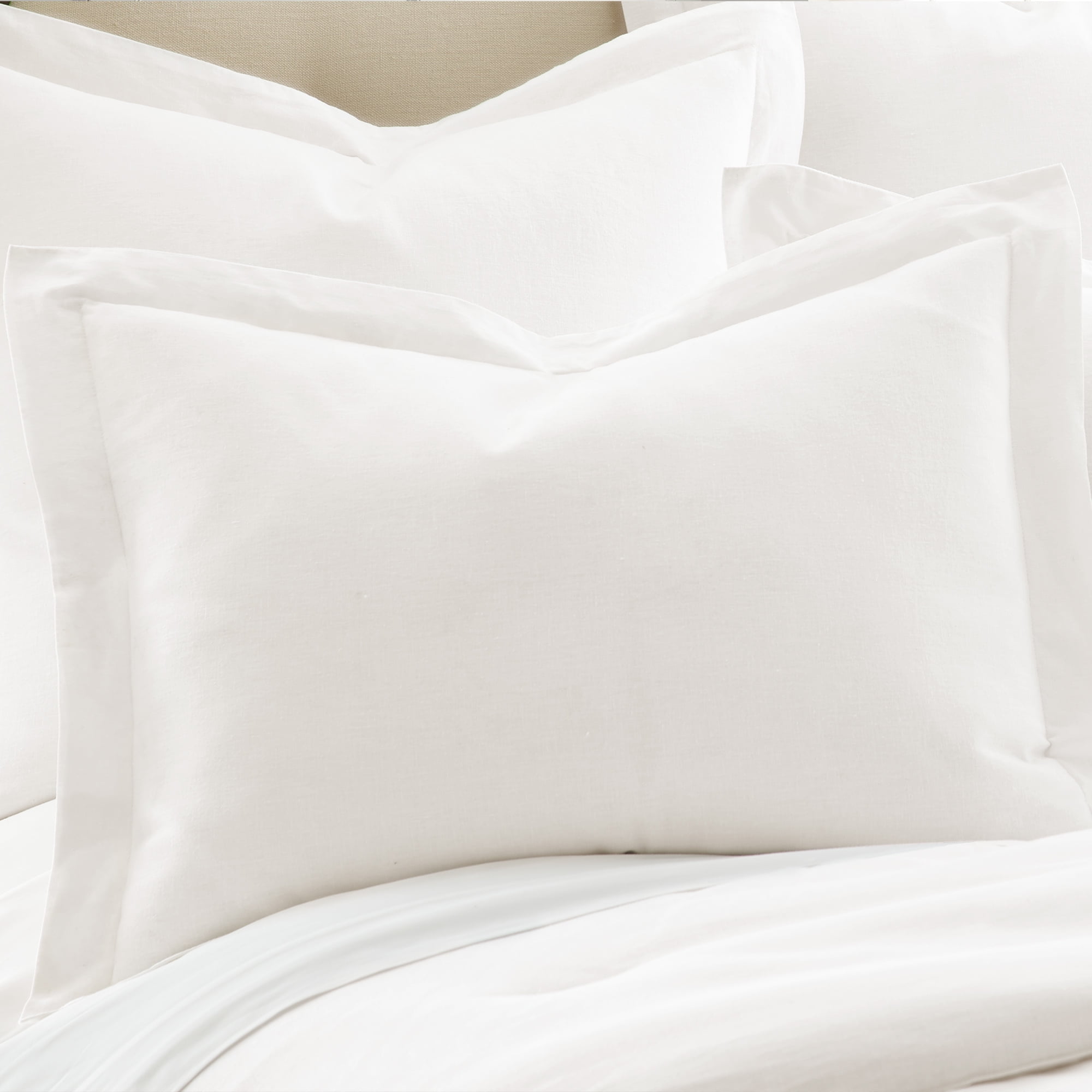 Levtex Home - 100% Linen - Queen Duvet Cover - Washed Linen in Cream - Duvet Cover Size (90 x 94in.)