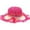 Hot Pink, variant on Tea Party Hat Easter Kids Sun Hat Wide Brim Summer Beach Hat for Boys Girls Toddler Outdoor Play Travel Lightweight Breathable