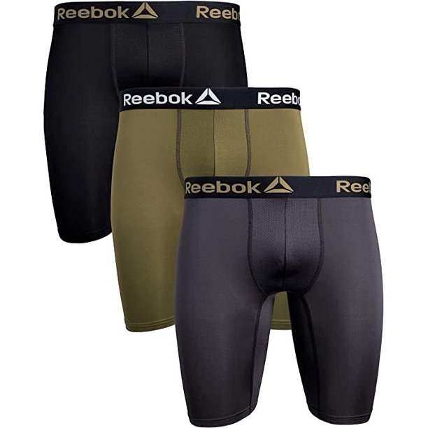 Reebok Reebok Men's Performance Boxer Briefs, 3 Pack