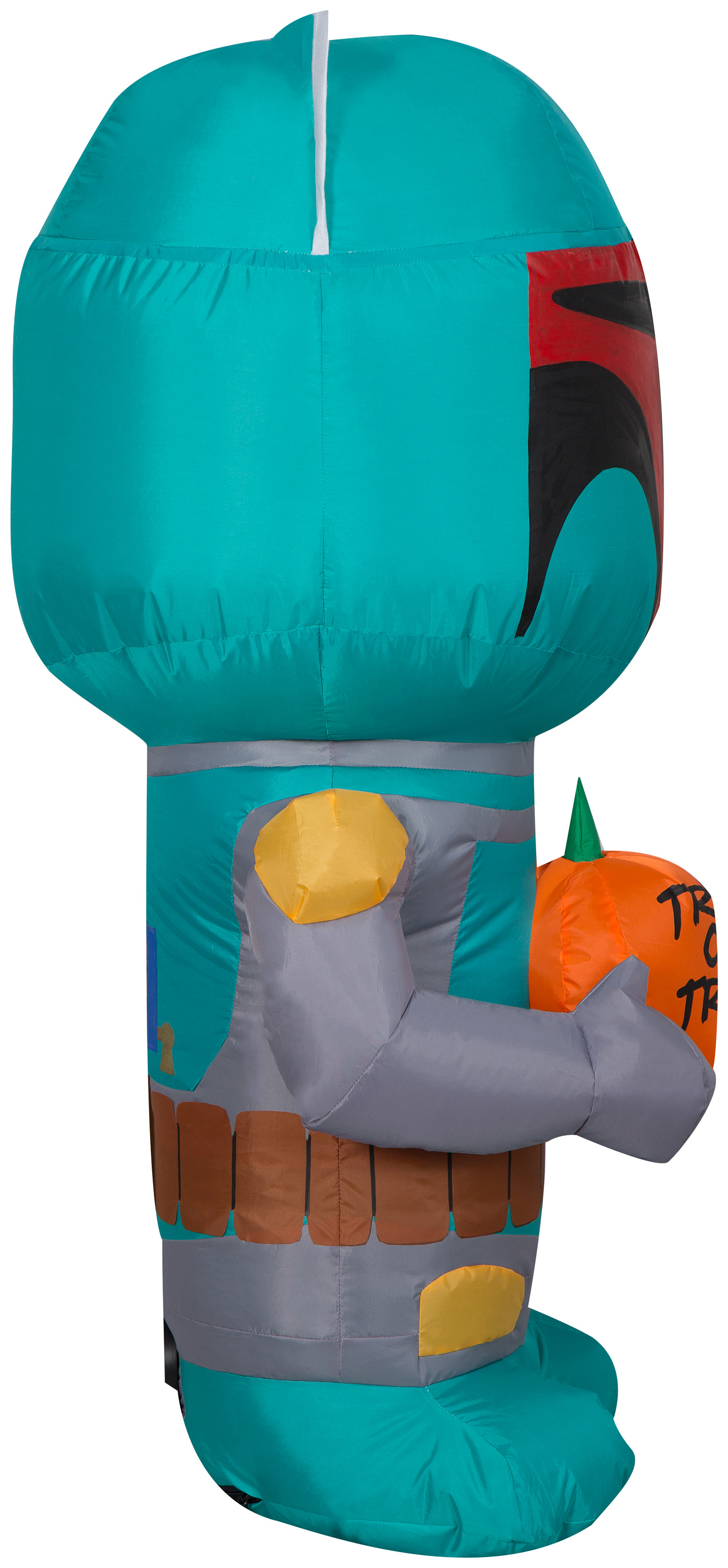 Gemmy Airblown Inflatable Boba Fett with Pumpkin, 3.5 ft Tall, green - image 3 of 4