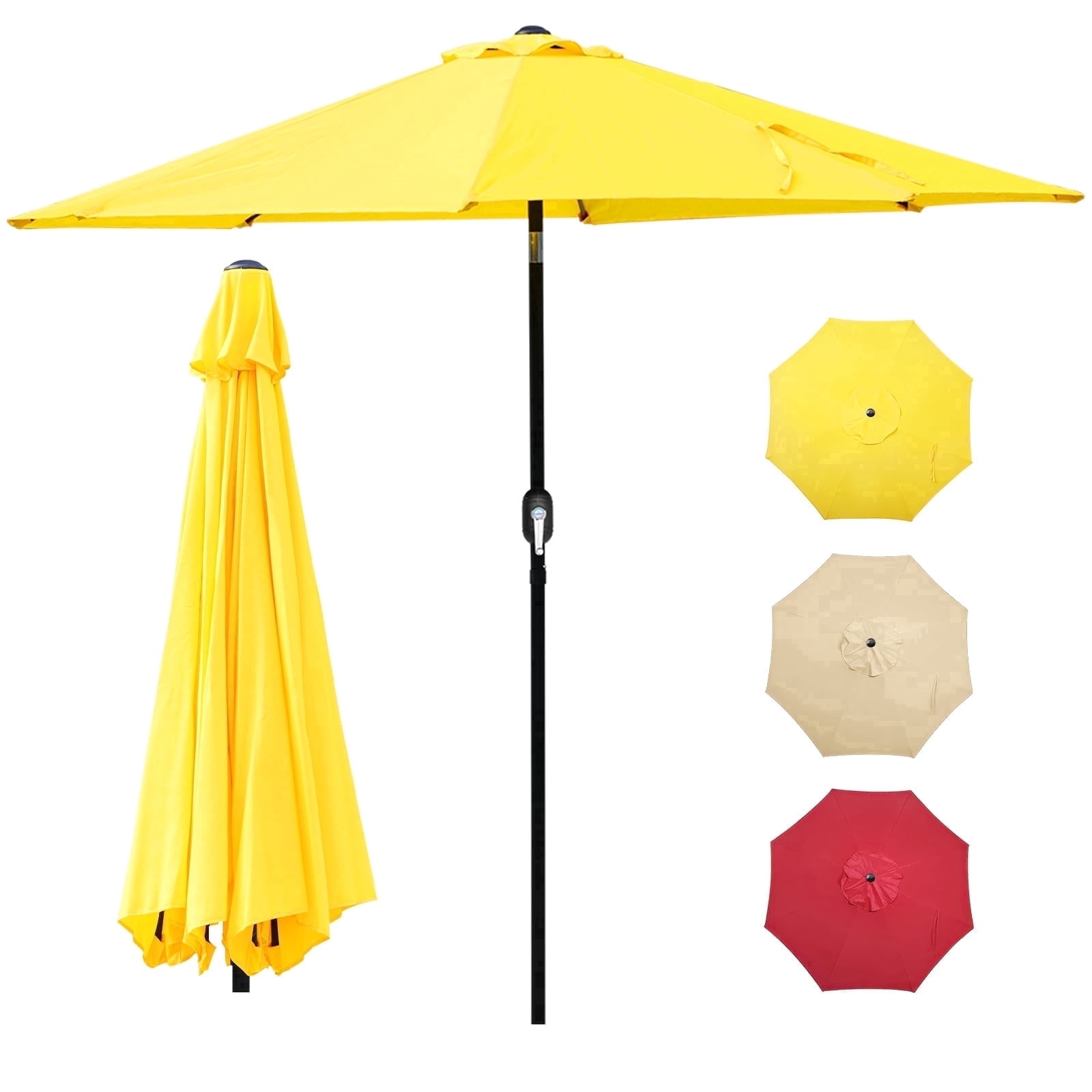 HaiNova 9ft Market Patio Umbrella with Push-Button Tilt photo 6