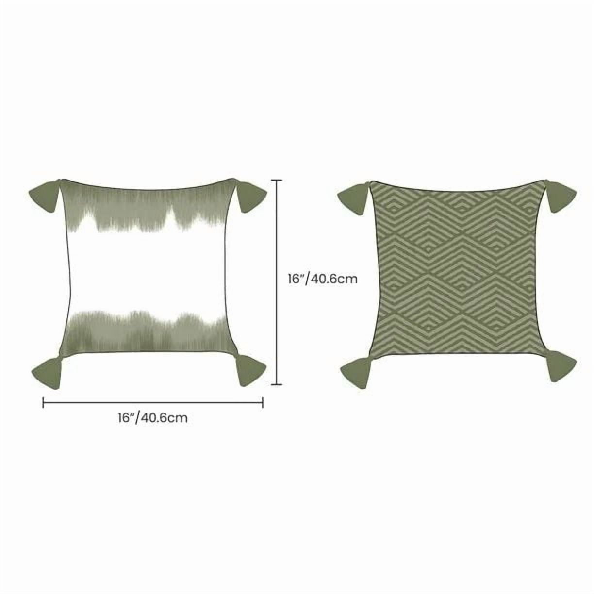 Paquet de 2 coussins décoratifs en détresse