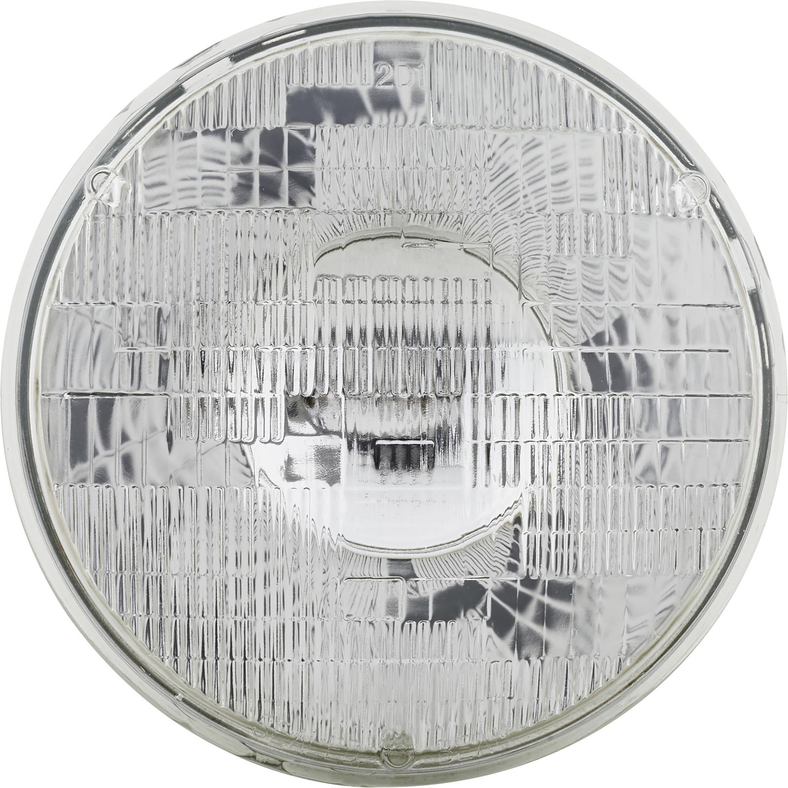 Round Sealed Beam Headlight Bulb, 12 Volt 7 Inch