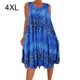 thumbnail image 1 of Vestido estampado chaleco camiseta vestido corto sin mangas mujer ropa de verano, azul, 4xl Speravity AP002136-47, 1 of 5